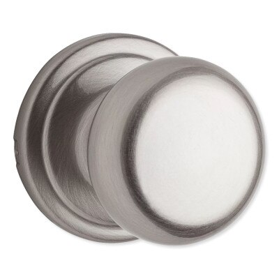 Kwikset Hancock Passage Knob, Satin Nickel